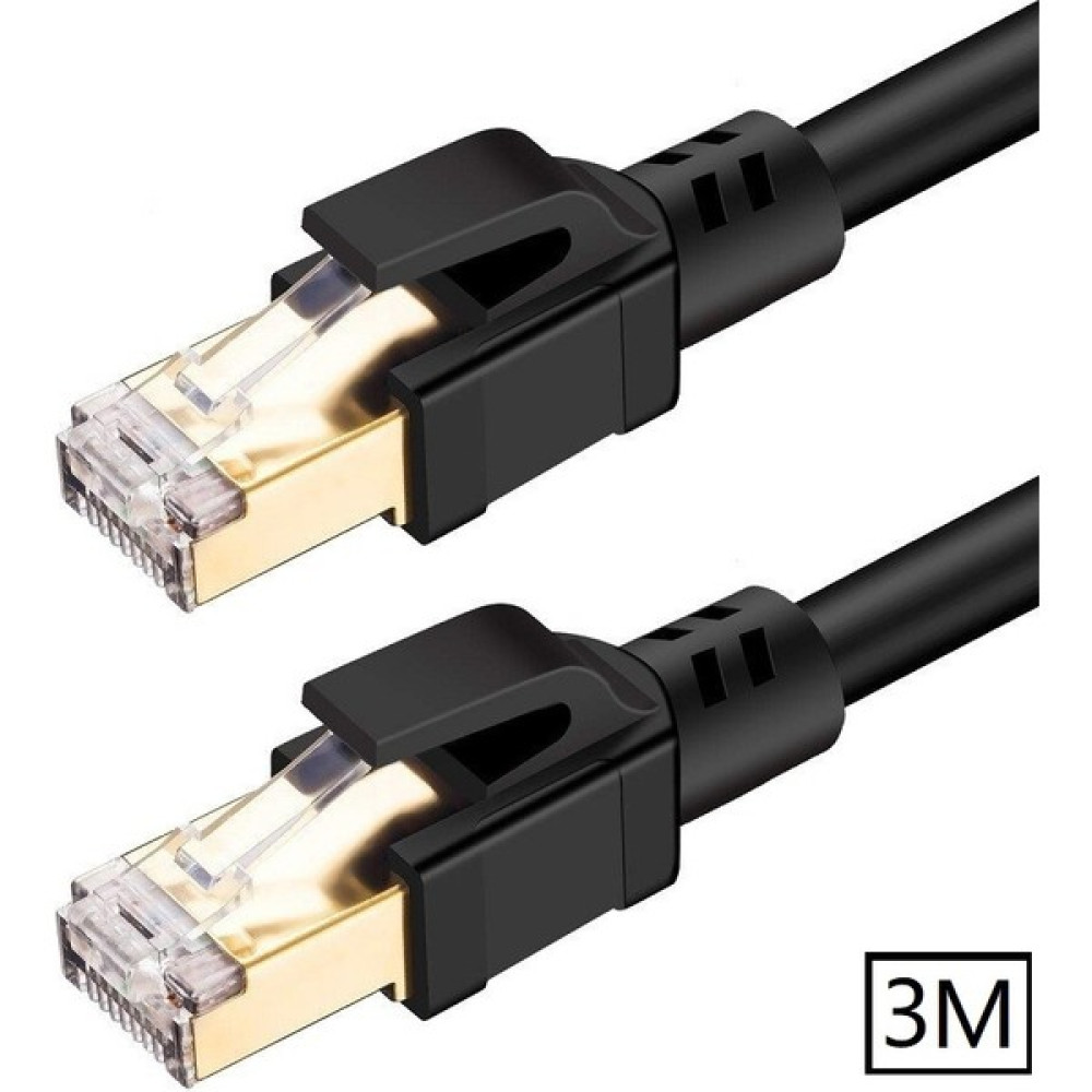 Alfais 5215 Cat8 3m 40GBPS S/ftp 2000MHZ Yüksek Hızlı Internet Kablosu Ağ / Network Kablosu Fiyatı