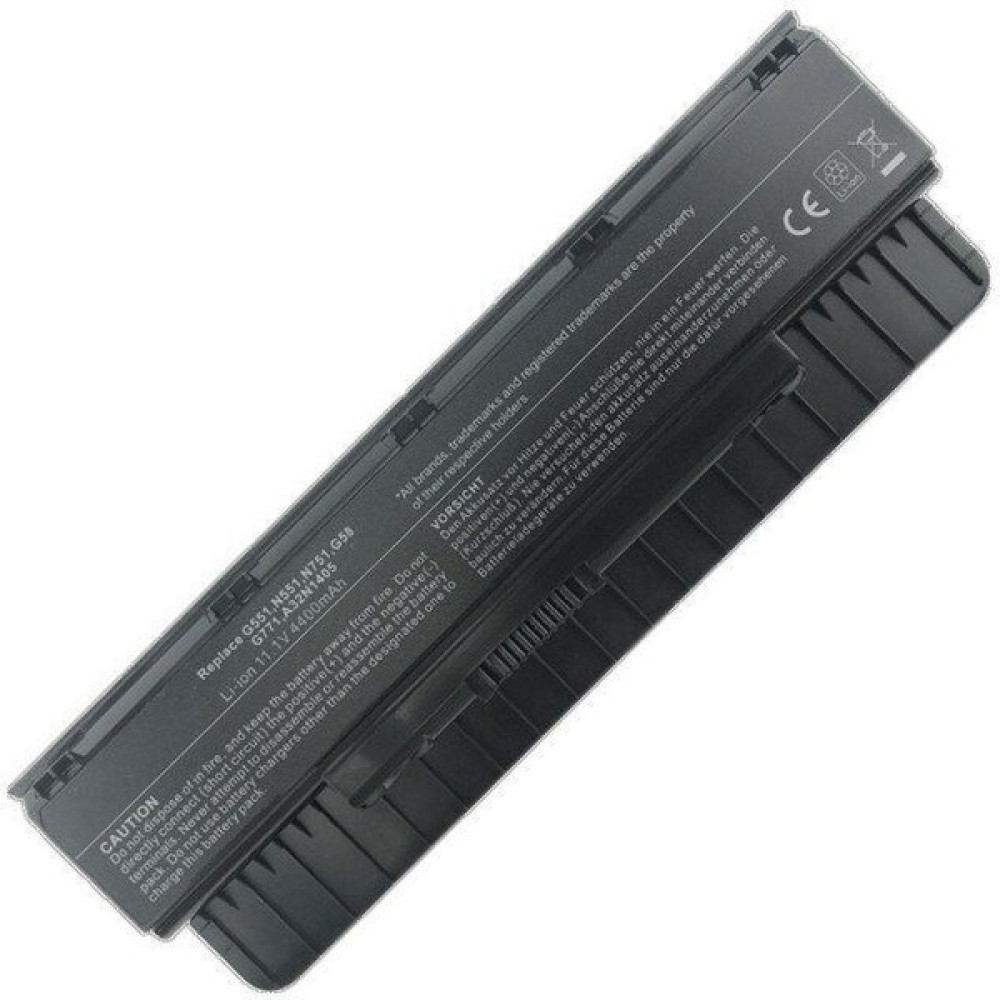 Alfamaks Asus N551 N551J N551JB N551JK N551JM N551JQ N551JW N551JX N551V N551VW Batarya Pil - Siyah Laptop Batarya Pil Fiyatı
