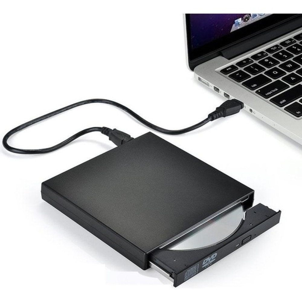 Alfasis Harici USB DVD Rw 2.0 CD DVD Yazıcı Okuyucu - Siyah CD & DVD Sürücüler Fiyatı