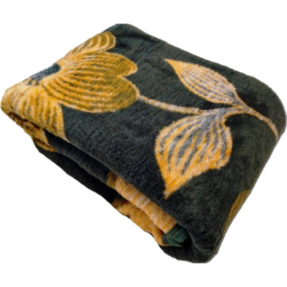 Algelsineve Çift Kişilik Lüks Peluş Uşak Battaniyesi (2,75KG, Akrilik-Pamuk-Polyester) - 180 x 220 cm - Haki - Yeşil Battaniye Fiyatı