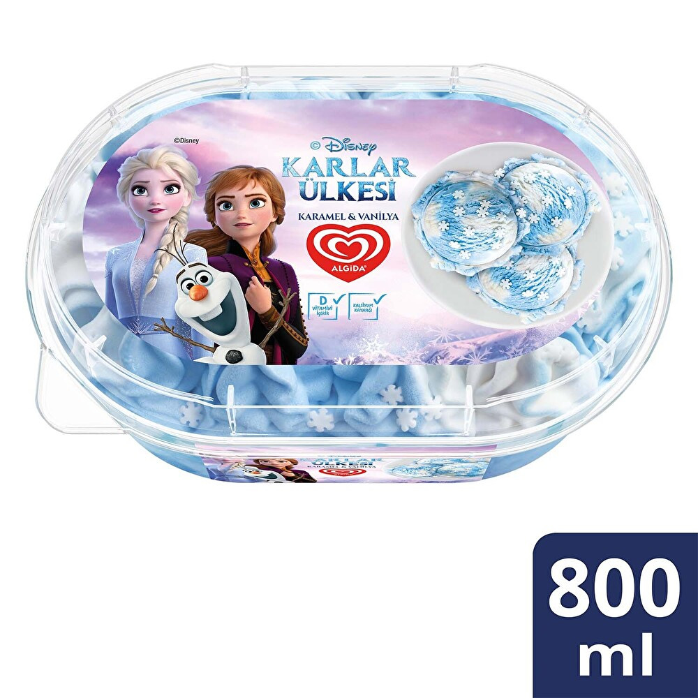 Algida Karlar Ülkesi Karamel & Vanilya 800 ml Dondurma Fiyatı