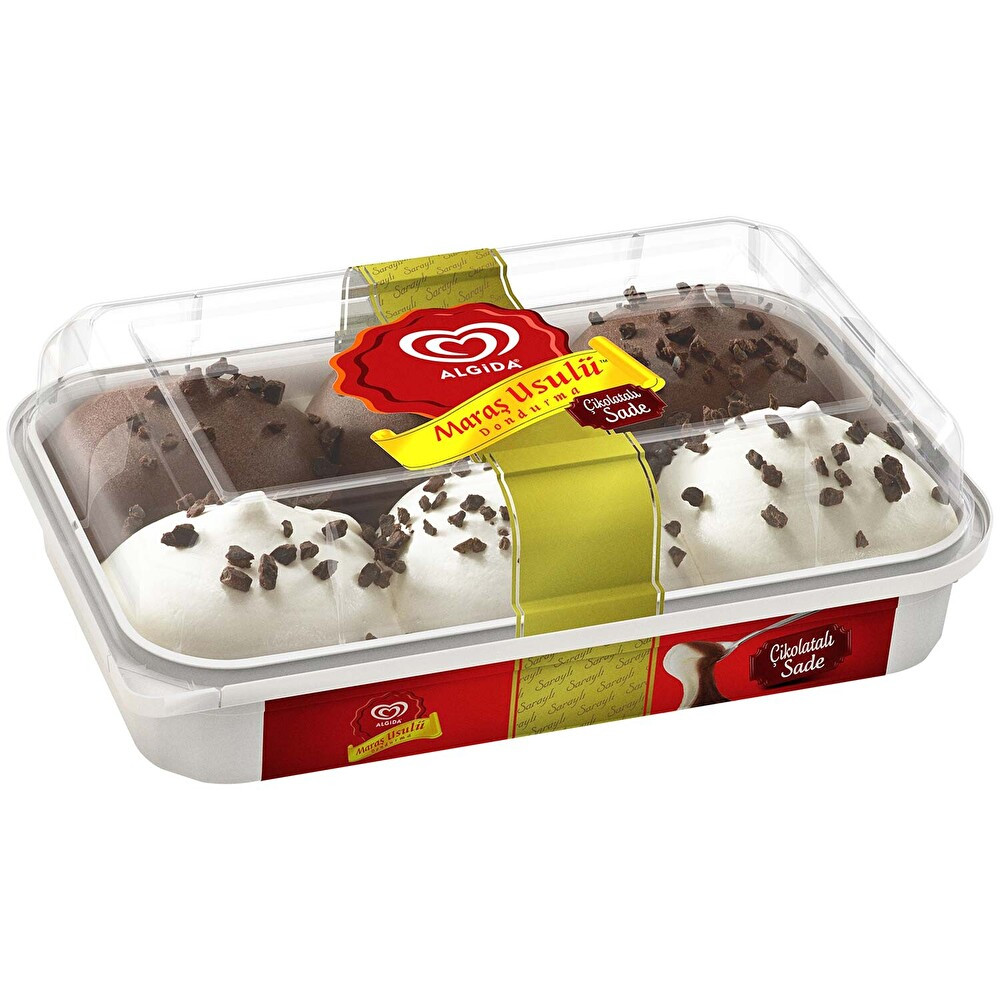 Algida Maraş Usulü Dondurma Sade & Çikolata 500 ml Dondurma Fiyatı