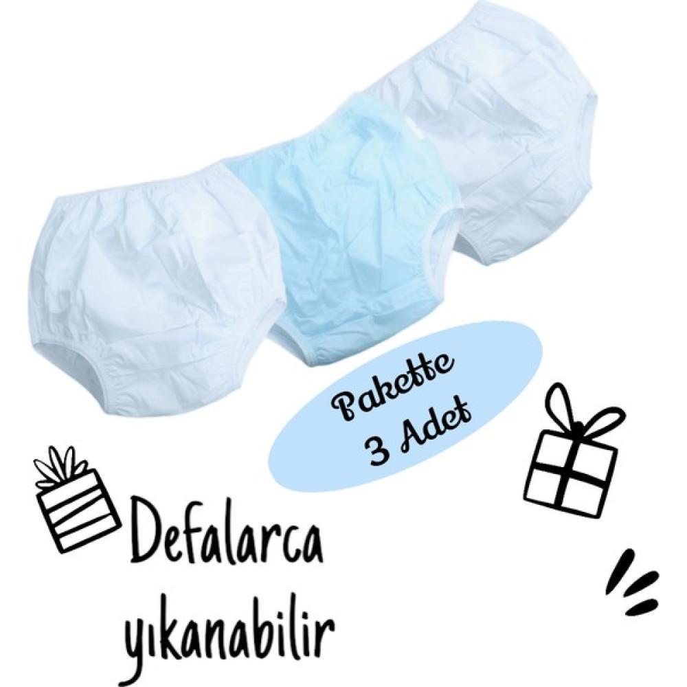 Algitsin 3 Lü Alıştırma Kilot 16-20 Kg. - 16 - 18 - Beyaz - Mavi Bebek Banyo-Tuvalet Fiyatı