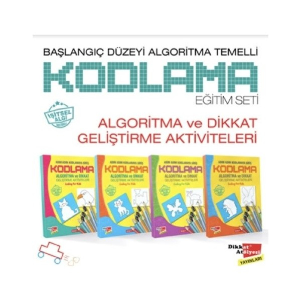 Algoritma Temelli Adım Adım Kodlama 4'lü Kitap Seti Çocuk Öykü Fiyatı