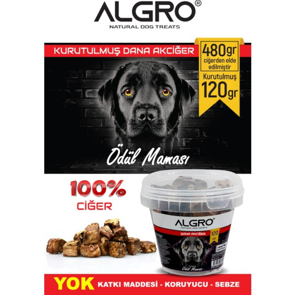 Algro Kurutulmuş %100 Doğal Ciğer Katkısız Köpek Ödül Maması Oto Boyaları Fiyatı