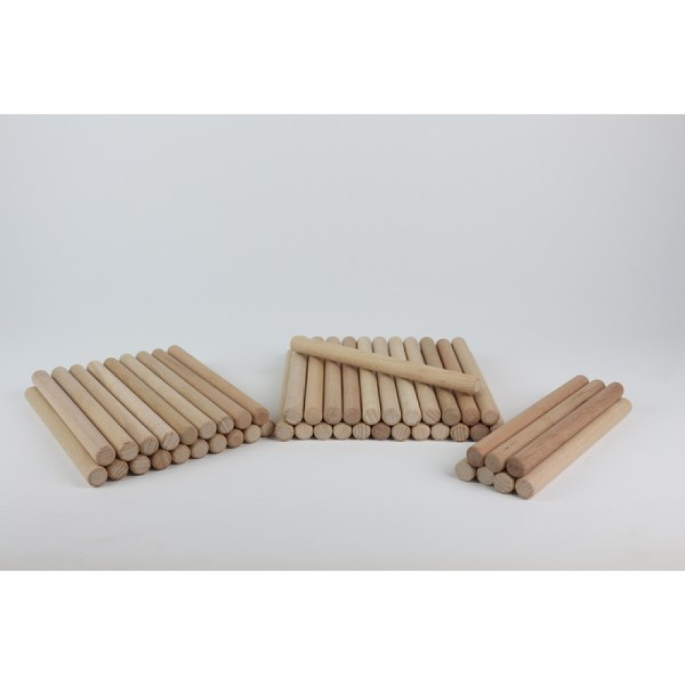 Ali Wooden Aliwooden 25 Çift Düz Ritim Çubuğu - Naturel Ahşap Bebek Oyuncakları Fiyatı