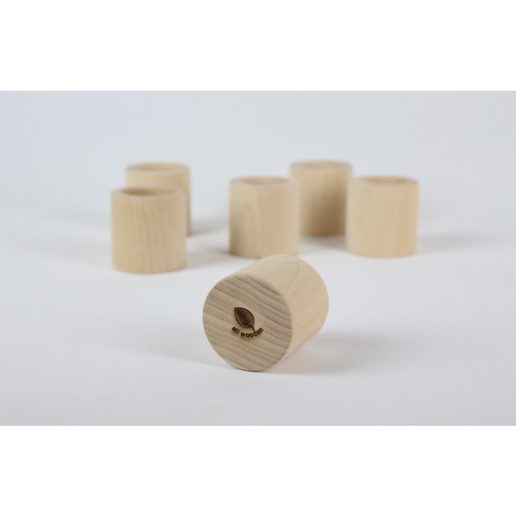 Ali Wooden Aliwooden 6 Lı Kase (Naturel) Ahşap Oyuncaklar Fiyatı