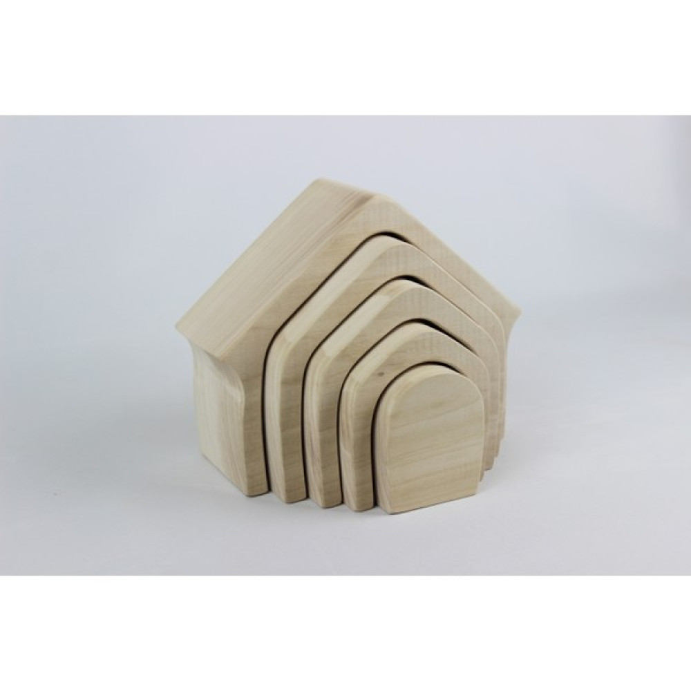 Ali Wooden Aliwooden Naturel Waldorf Ev Seti - Naturel Ahşap Bebek Oyuncakları Fiyatı