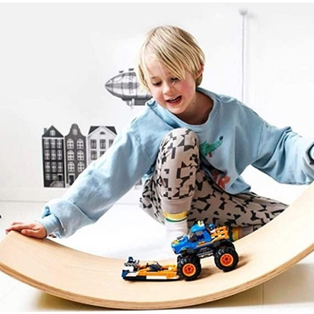 Ali wooden Keçesiz Maxi Boy 90 cm 6+ Yaş ve Yetişkinler Için Denge Tahtası (20MM Dir) Kondisyon Aletleri Fiyatı