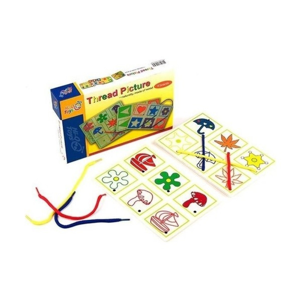 Alibeibei Eğitici Ahşap Oyuncak Ahşap İpli Resim Eşleme Bebek Oyuncakları Fiyatı