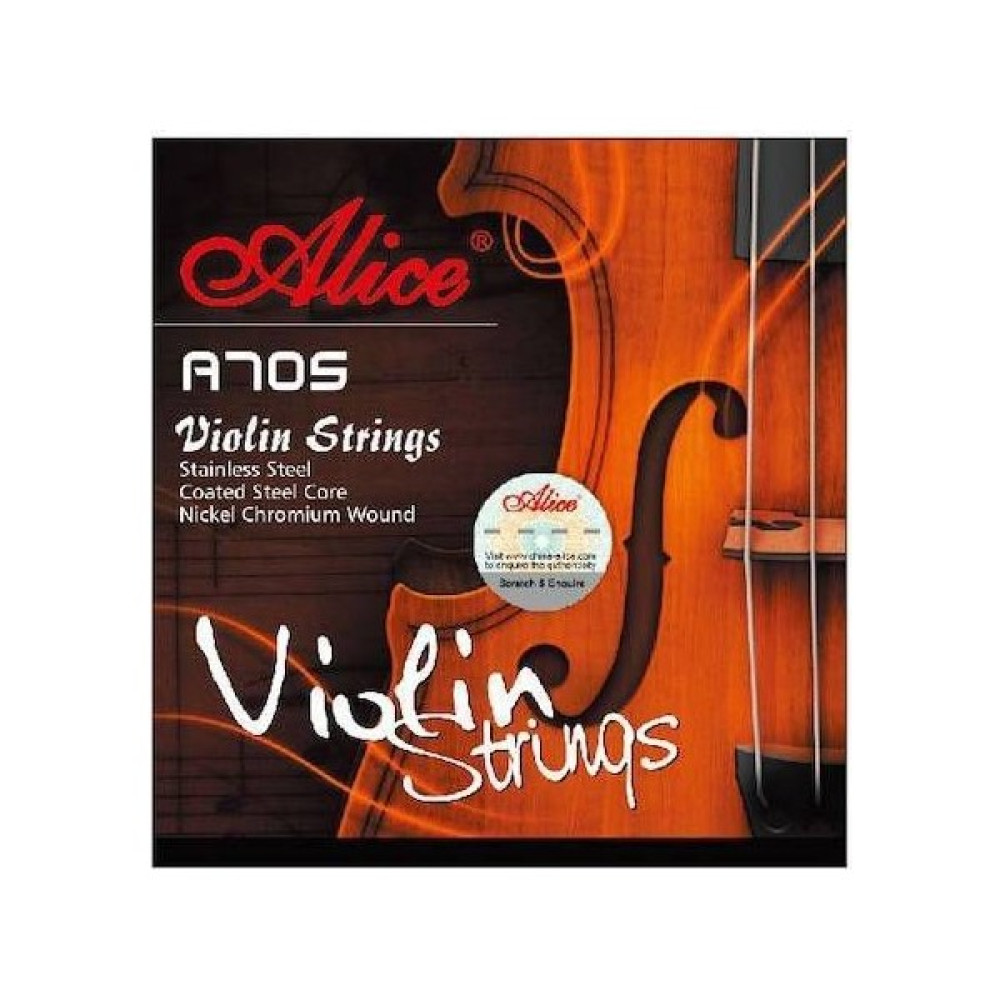 Alice A-705 Chrome Keman Teli Set Müzik Aleti Aksesuarları Fiyatı