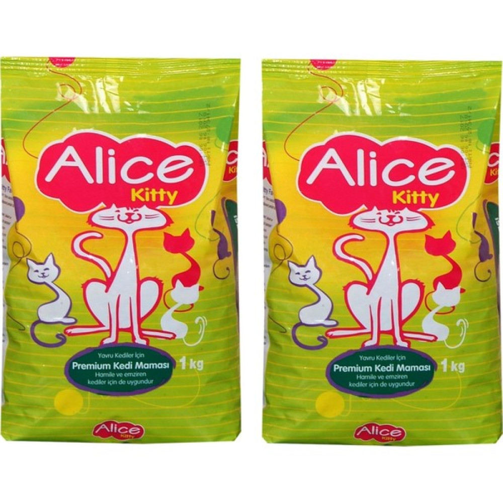 Alice Kitty Yavru Hamile ve Emziren Kedi Maması 1 kg x 2 Adet Evcil Hayvan Ürünleri Fiyatı