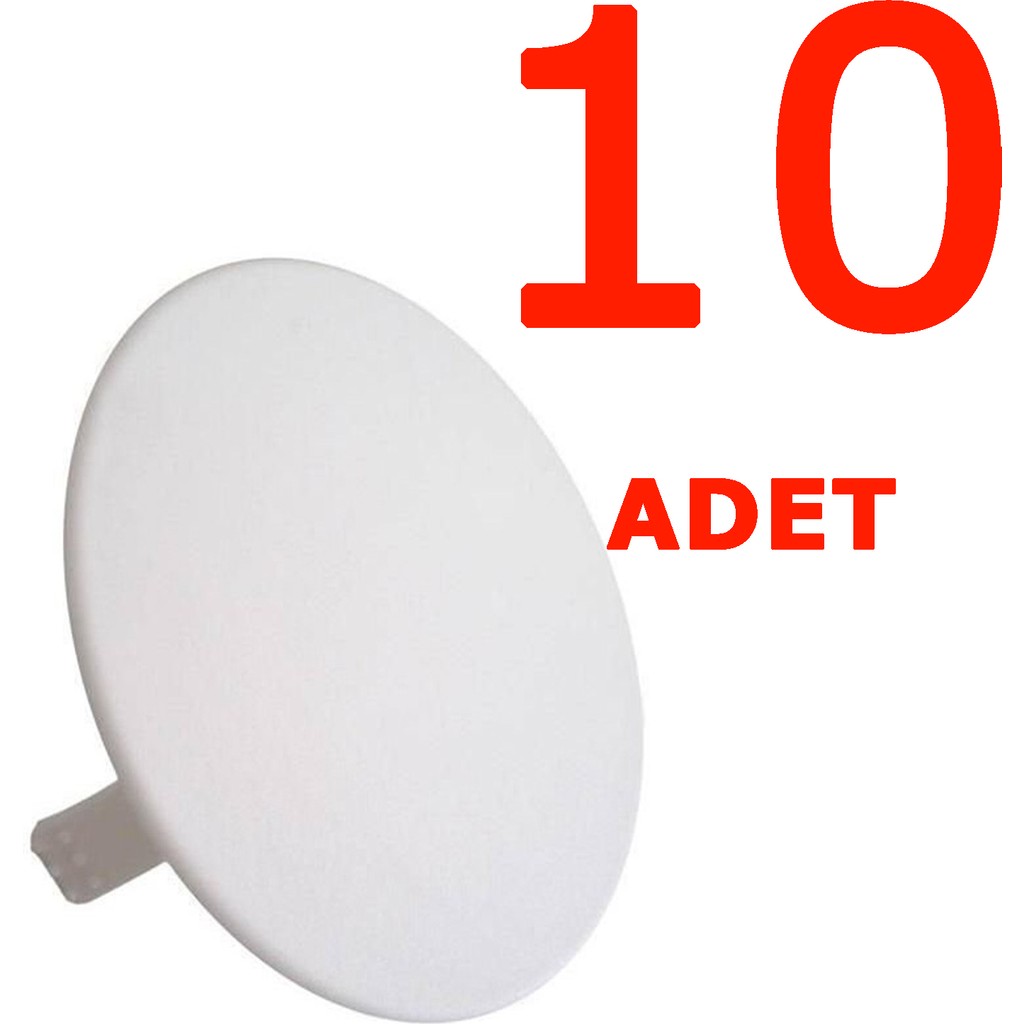Aliden Lüx Buat Kapağı Bombeli 10 Adet - Yok - Beyaz Diğer Fiyatı