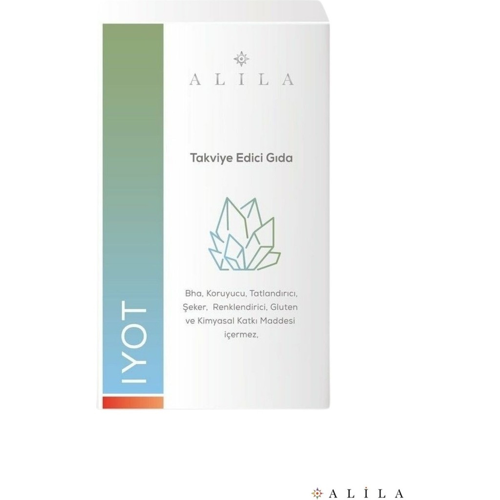 Alila İyot Takviye Edici Gıda 90 Tablet 150 mcg İyot İçeren Sağlıklı Besin Sporcu Besini & Supplementler Fiyatı