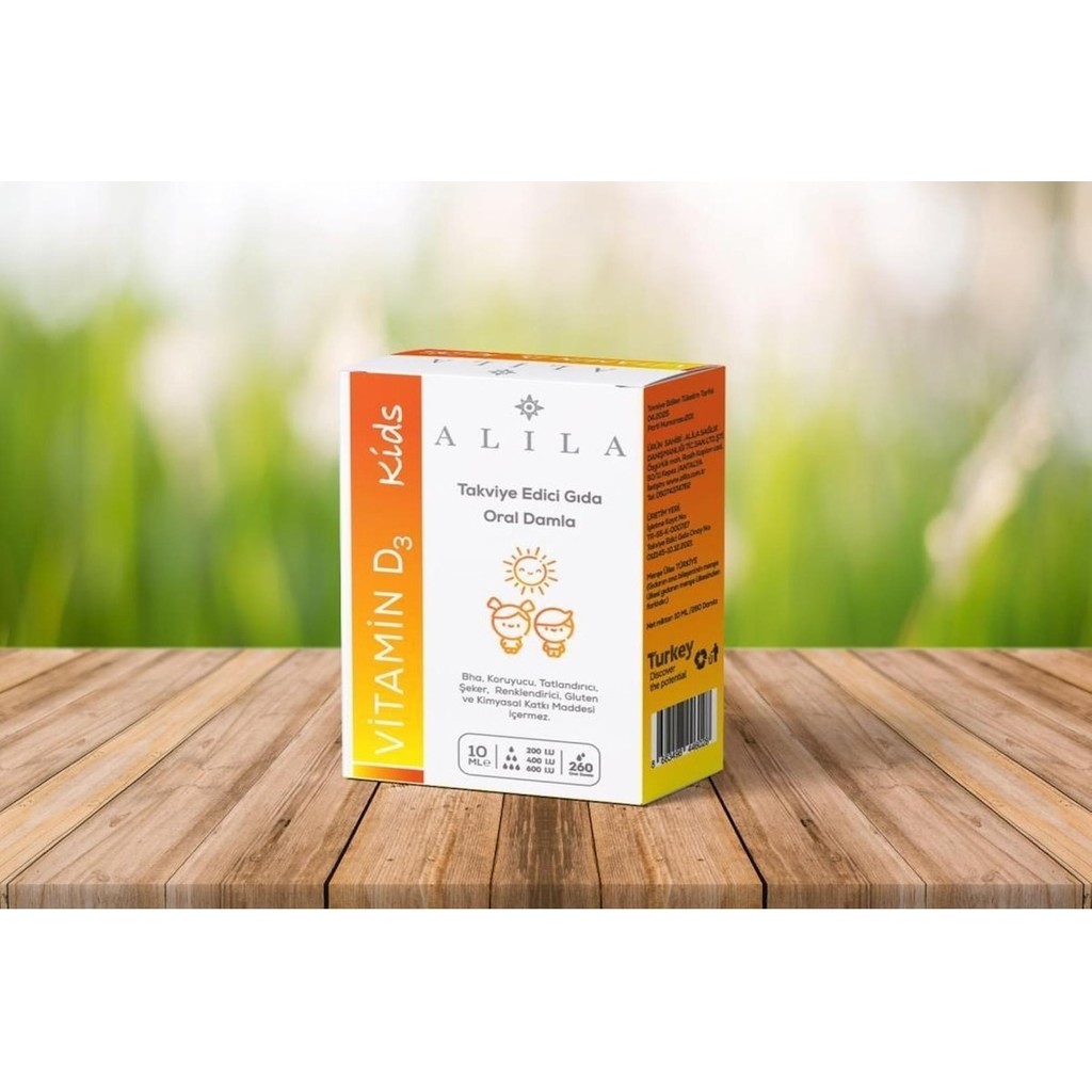 Alila Vitamin D3 Kids 10 ml Damla Diğer Fiyatı