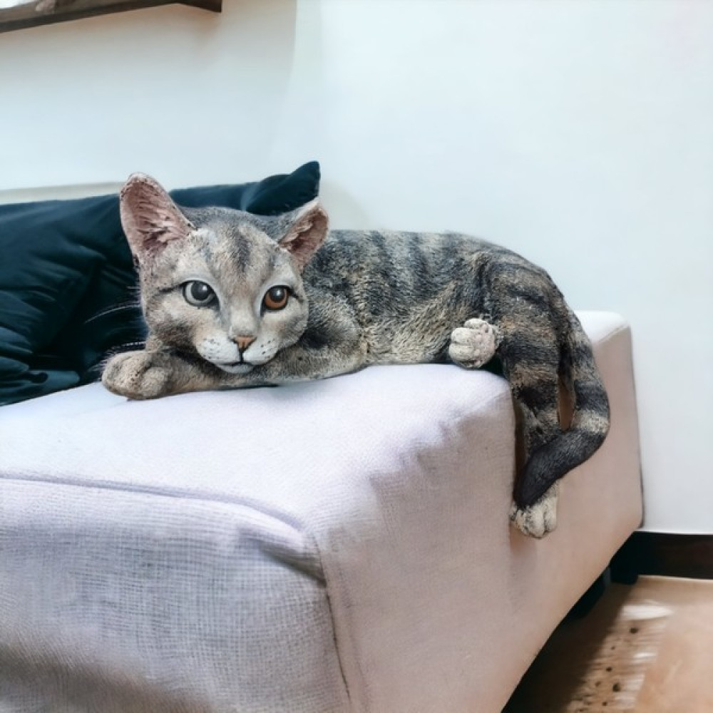Alin Sanat Heykel Gerçekçi Kedi Heykeli Raf Dekoru Biblo Biblo Fiyatı