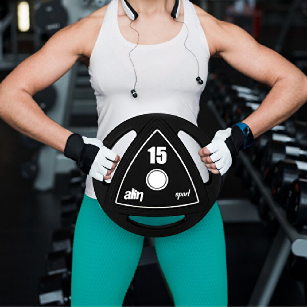 Alin Sport 15 kg Profesyonel Ağırlık Plakası Dambıllar & El / Ayak Ağırlıkları Fiyatı