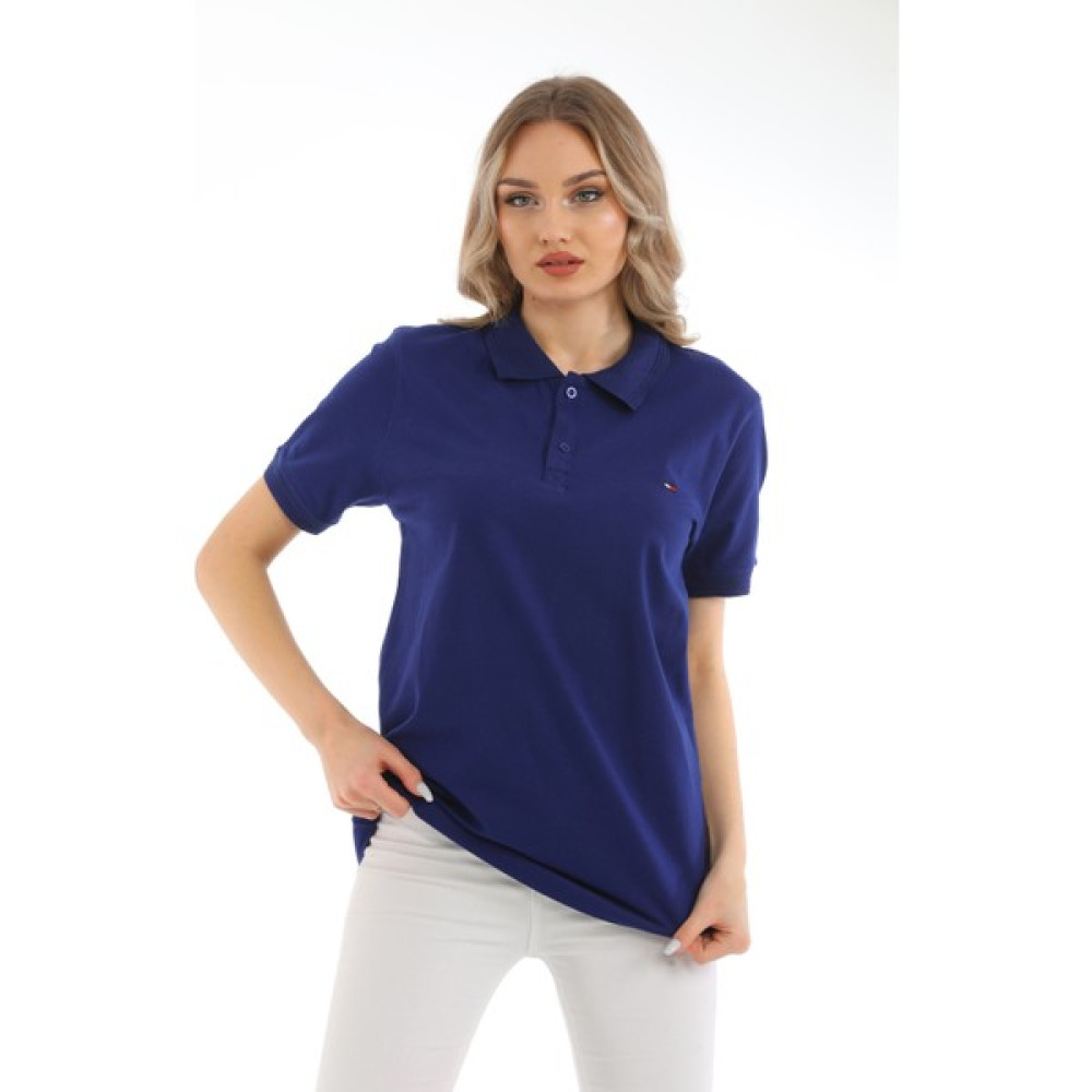 Alinda Almina Polo Kadın Kısa Kollu Polo Yaka Nakışlı Tişört Bayan T-shirt Fiyatı