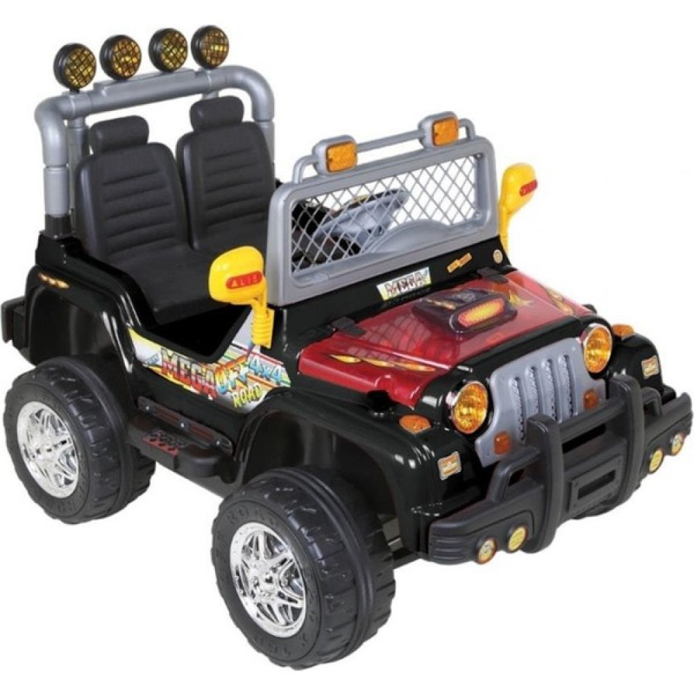 Aliş 504K Mega Off Road 12 V Uzaktan Kumandalı Akülü Jeep Siyah Akülü Araba Fiyatı