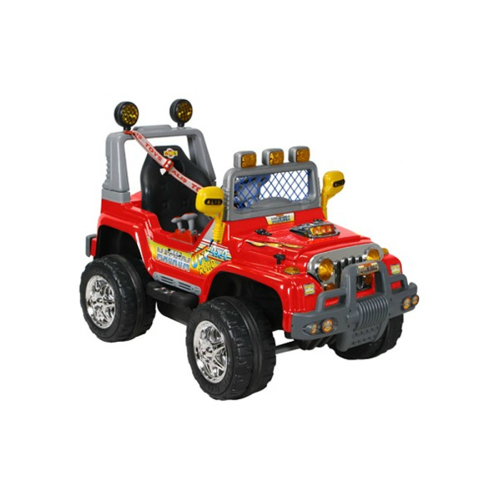 Aliş Magnum Uzaktan Kumandalı Jeep 12 Volt Turbo Motor Akülü Araba - Ateş Kırmızı Akülü Araba Fiyatı