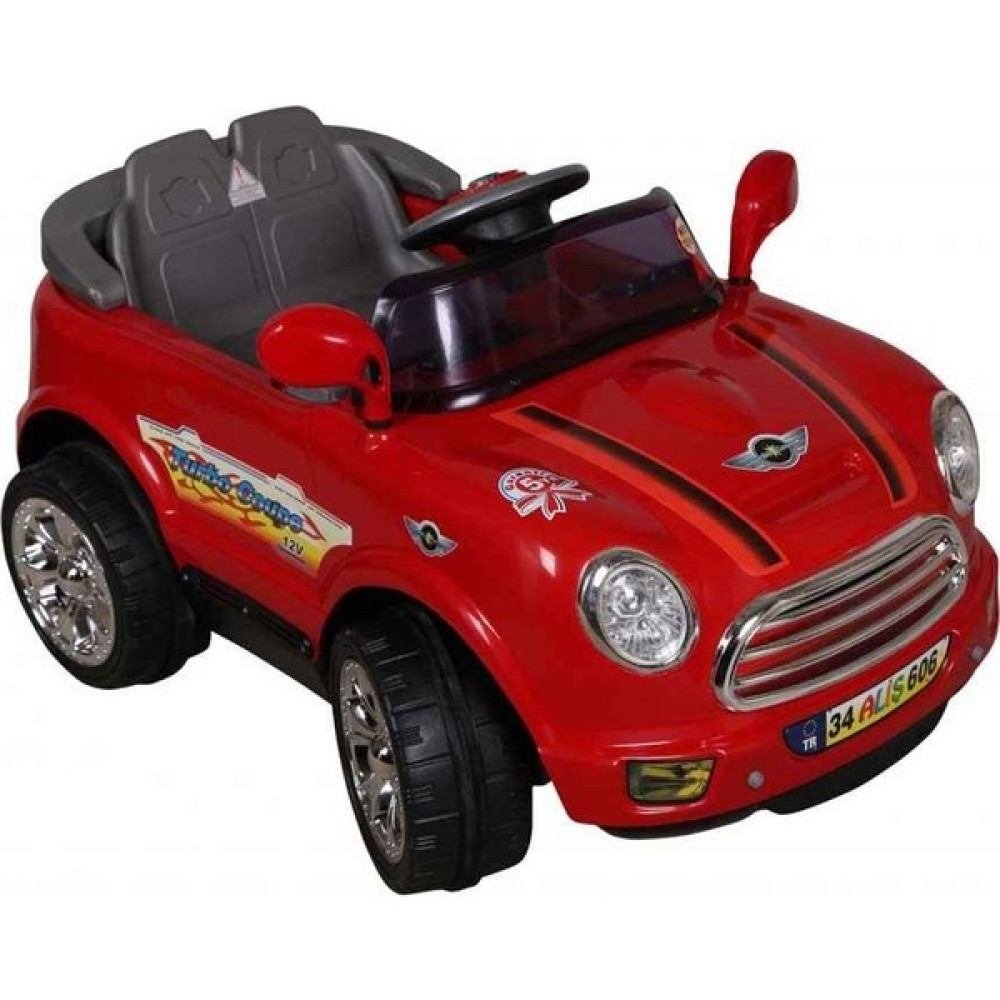 Aliş Turbo Mini Coupe Kumandalı Akülü Araba 12 Volt Kırmızı - Ateş Kırmızı Akülü Araba Fiyatı