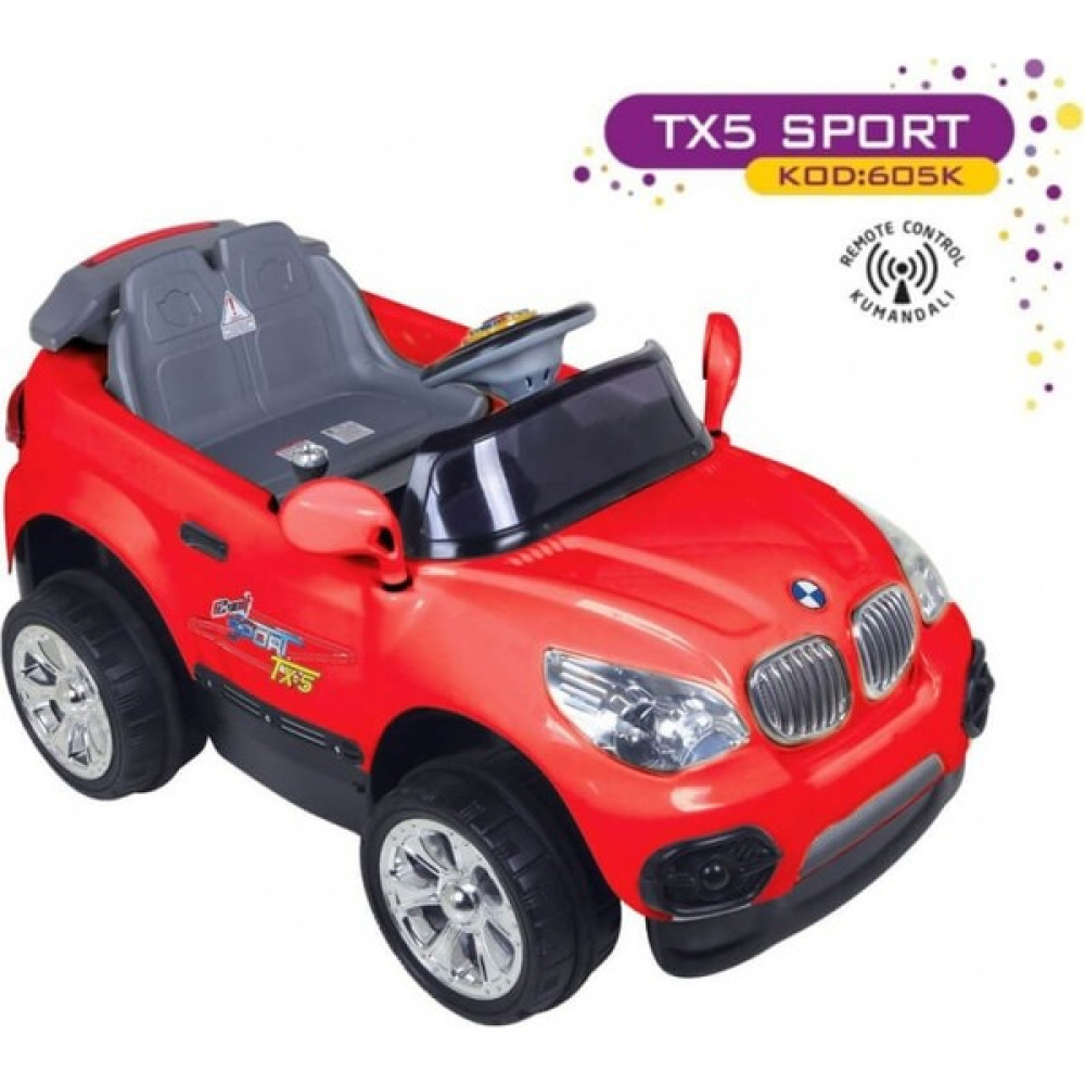 Aliş Tx-5 Sport Uzaktan Kumandalı Akülü Araba 12 Volt Kırmızı Akülü Araba Fiyatı
