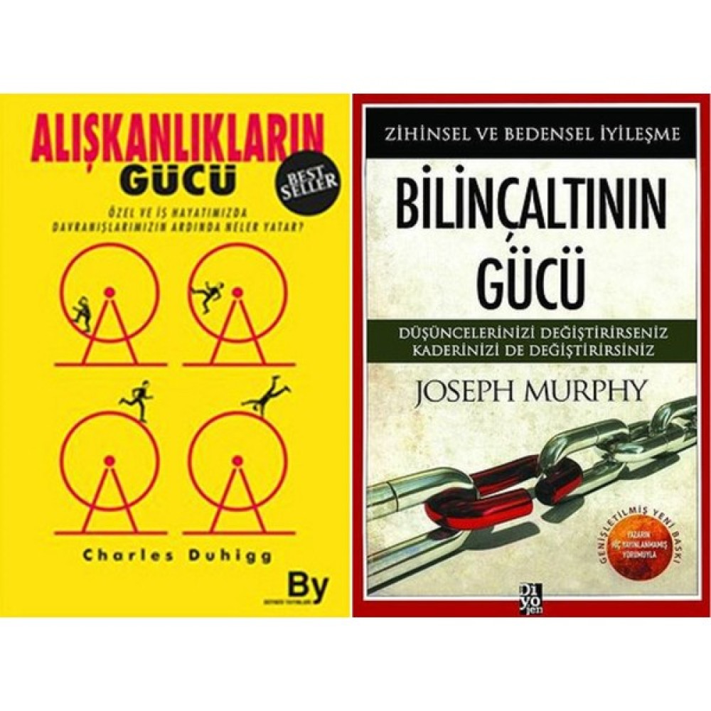Alışkanlıkların Gücü + Bilinçaltının Gücü / 2 Kitap Set Kişisel Gelişim ve Psikoloji Fiyatı