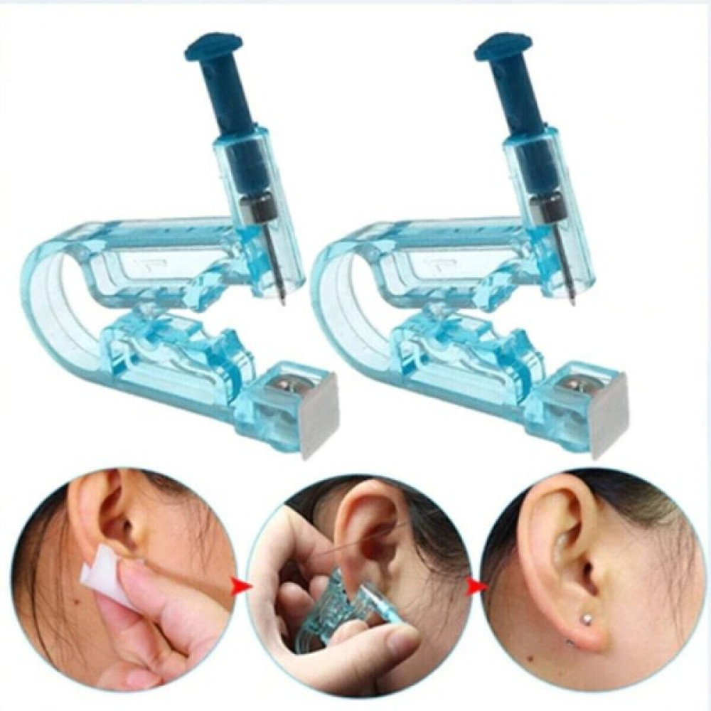 Alisopping Tek Kullanımlık Kulak Delme Aparatı Piercing Küpe Tabancası Hijyenik Kulak Delme Kiti Altın & Gümüş Piercing Fiyatı