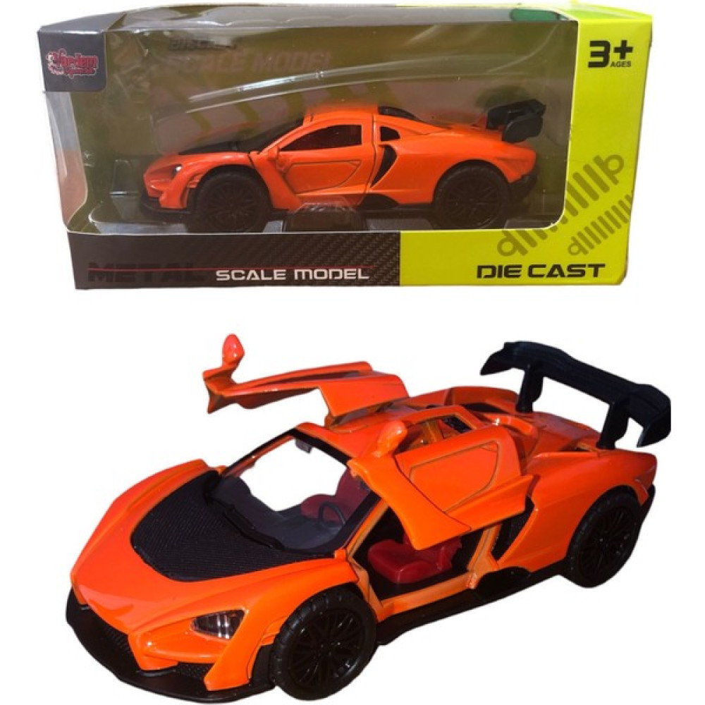 Alışveriş Devi Metal Scale Model Turuncu Araba Çek Bırak Araba Oyun & Hobi Fiyatı