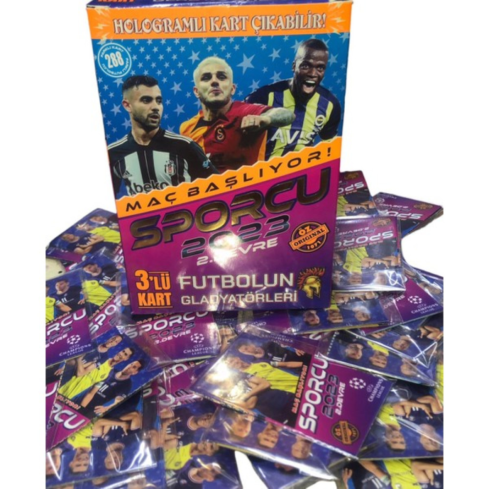 Alışveriş Devi Sporcu 2.devre Futbolun Gladyatörleri 2023 3lü Kart Yeni Seri & Yeni Tasarım 3 Kutu Oyun Takımları Fiyatı
