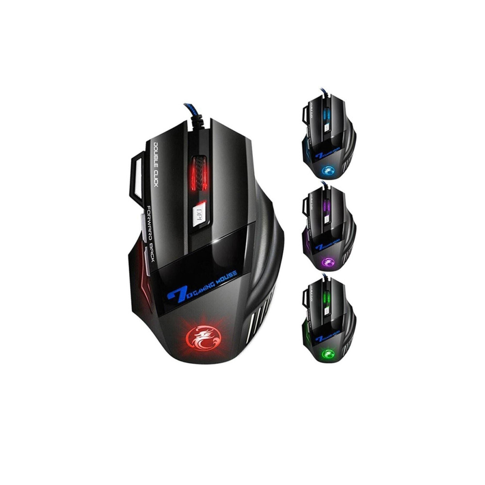 ALISVERİŞ ZAMANI X7 Oyun Mouse Kablolu Usb Optik Oyuncu Mause Ergonomik Led Işıklı Gaming 7 Tuş Fonksiyonlu Oyuncu Mouse Fiyatı