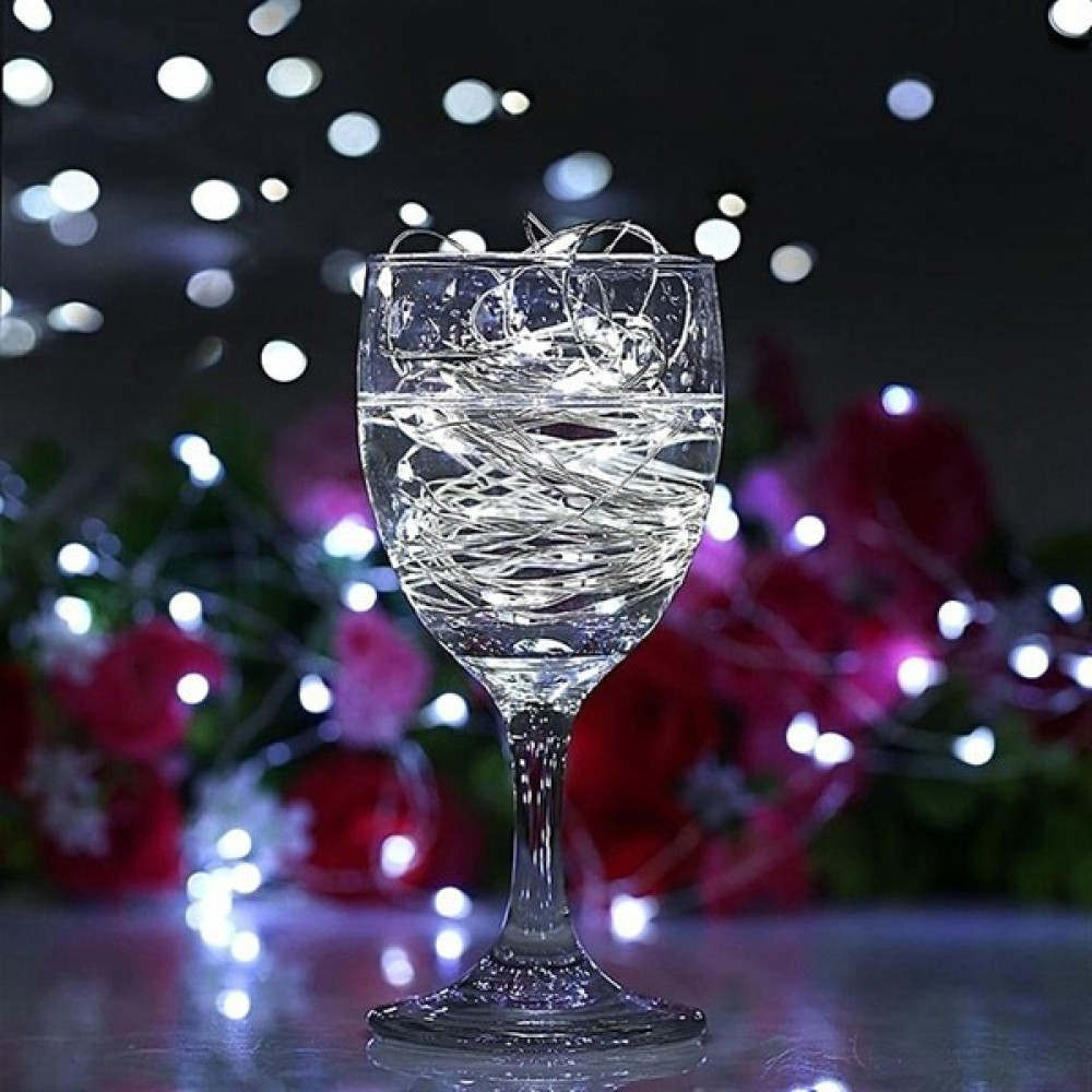 Alitech Yılbaşı Süsü LED Işıklandırma Beyaz 5 Metre 3 Pilli Peri LED Yılbaşı Süsü Alitech Altc-4 Led Aydınlatmalar Fiyatı