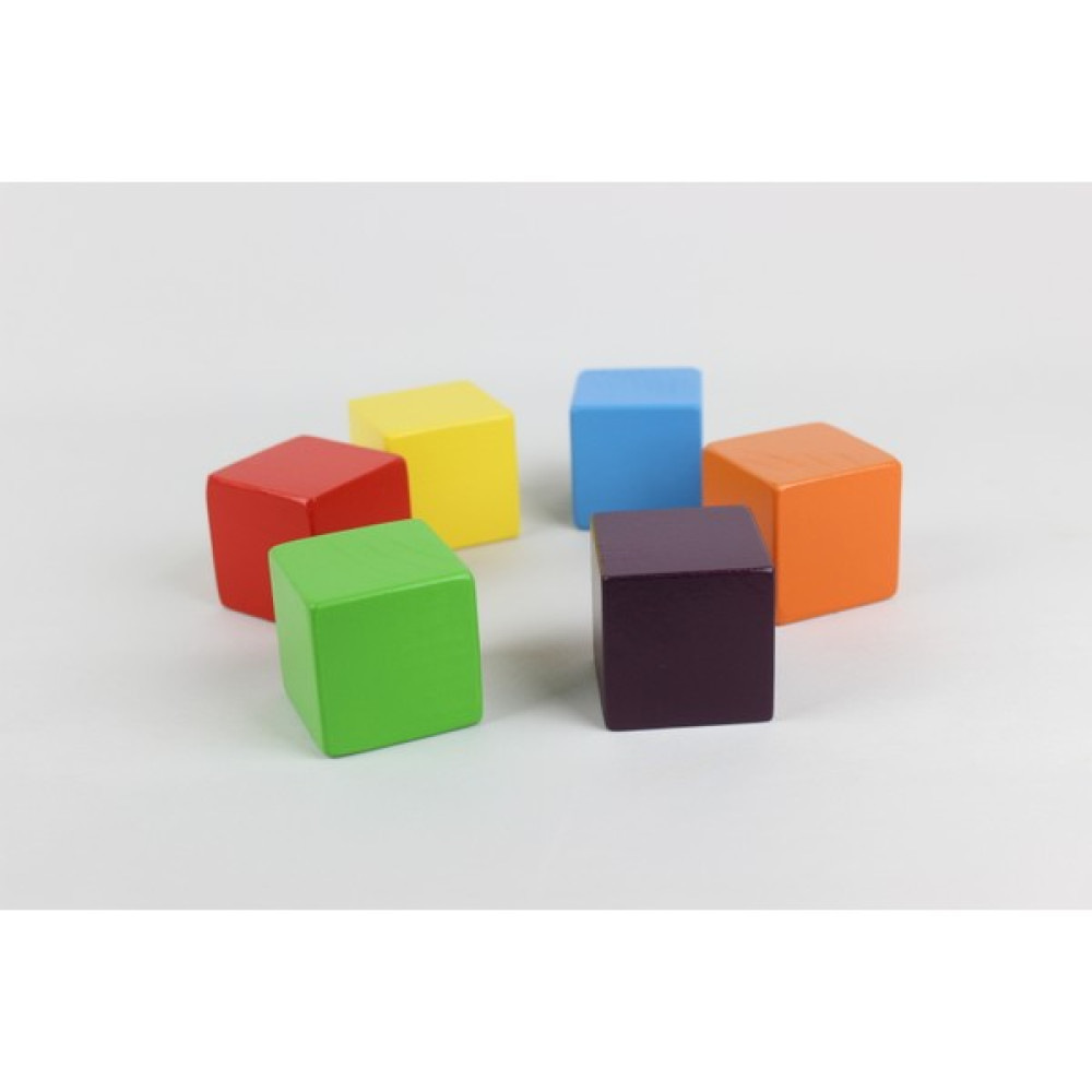 aliwooden 6 Lı Renkli Küçük Küp (3,2 Cm) Bebek Oyuncakları Fiyatı
