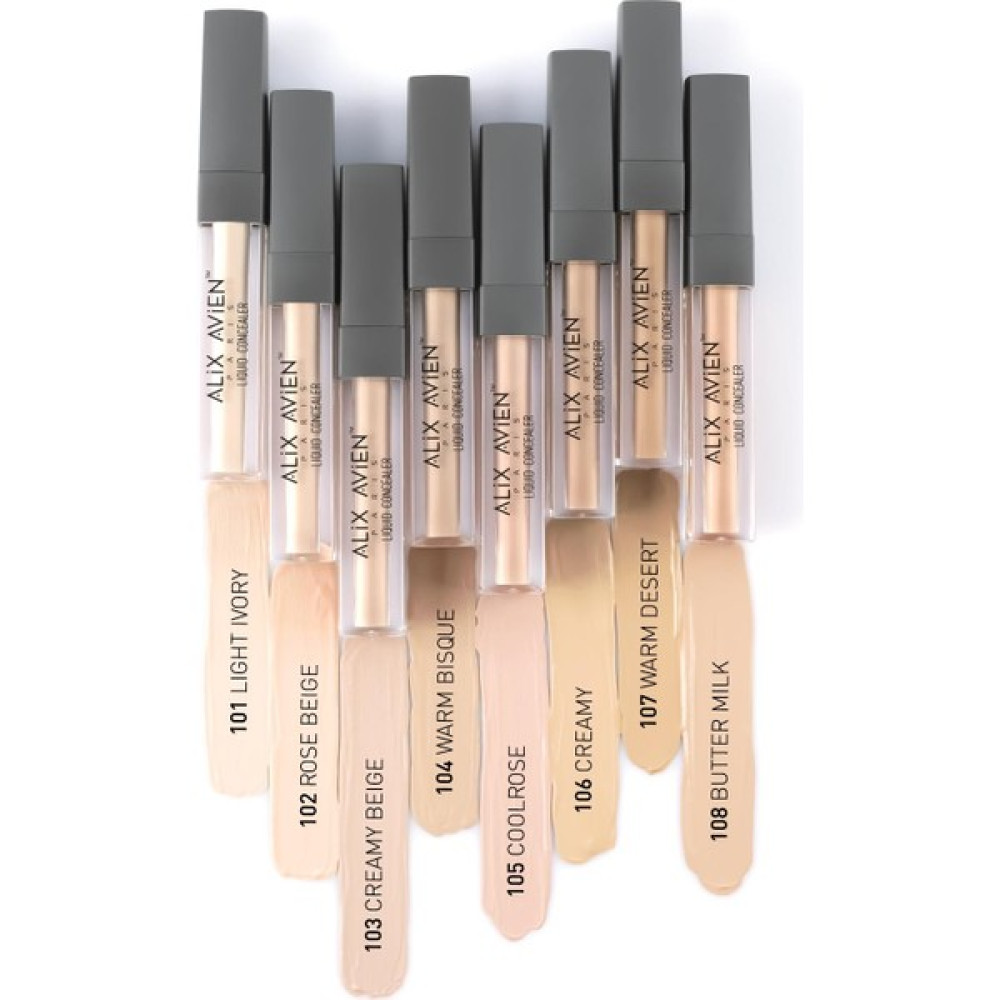 Alix Avien Likit Göz Altı Kapatıcısı - Orta Ten Sıcak Nötr Cilt Alt Tonu - Liquid Concealer 108 Butter Milk Concealer Fiyatı
