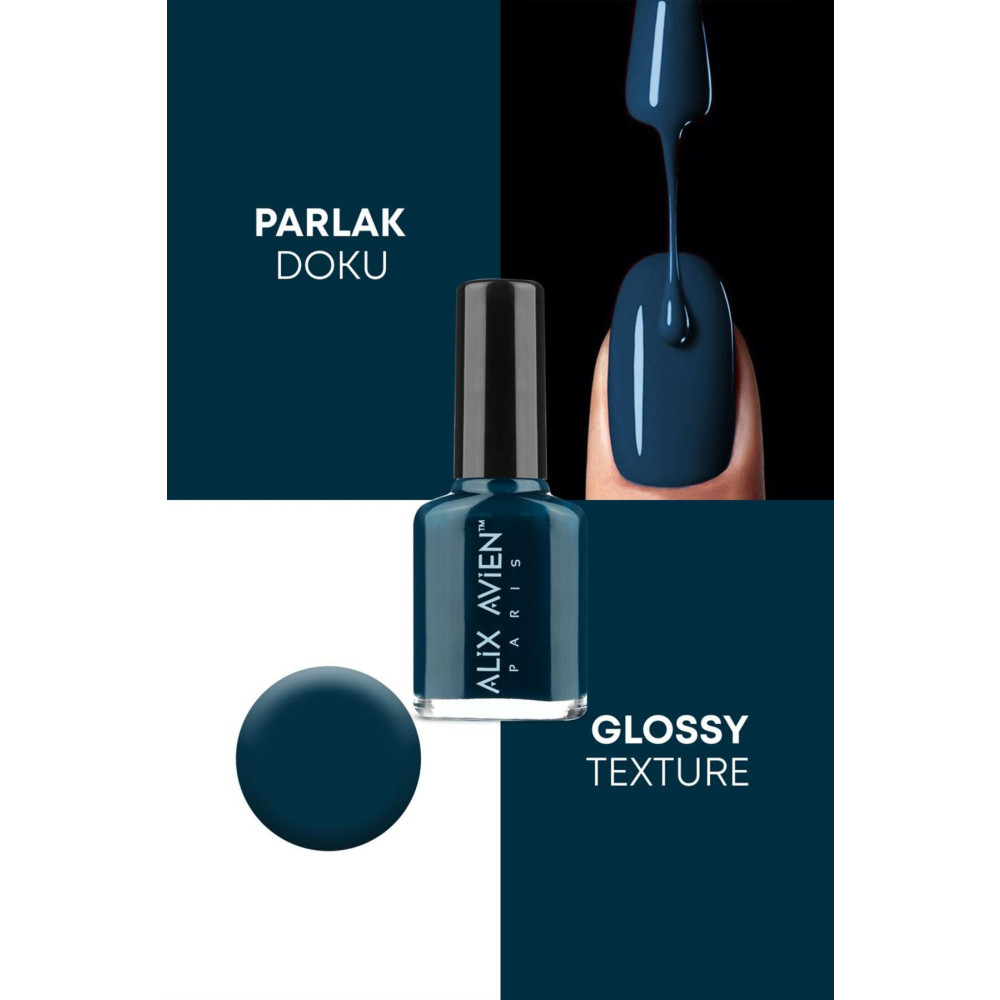 Alix Avien Petrol Mavisi Oje 26 - Yüksek Pigmentli Uzun Süreli Kalıcılık Hızlı Kuruma - Nail Lacquer 26 Oje Fiyatı