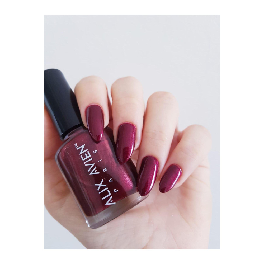 Alix Avien Sedefli Bordo Oje 33 - Yüksek Pigmentli Uzun Süreli Kalıcılık Hızlı Kuruma - Nail Lacquer 33 Oje Fiyatı