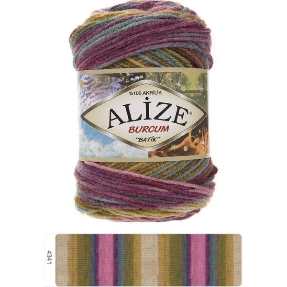 Alize 5 Adet Burcum Batik El Örgü Ipi 4341 - Abaküs Pembe Oto Boyaları Fiyatı
