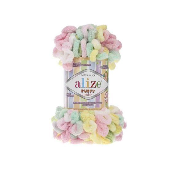Alize 5862 5'li Puffy Color El Örgü İpi