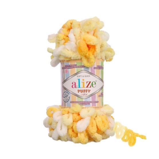 Alize 5921 5'li Puffy Color El Örgü İpi