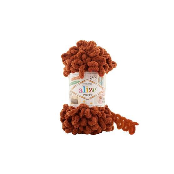 Alize 597 tarçın 5'li Puffy El Örgü İpi
