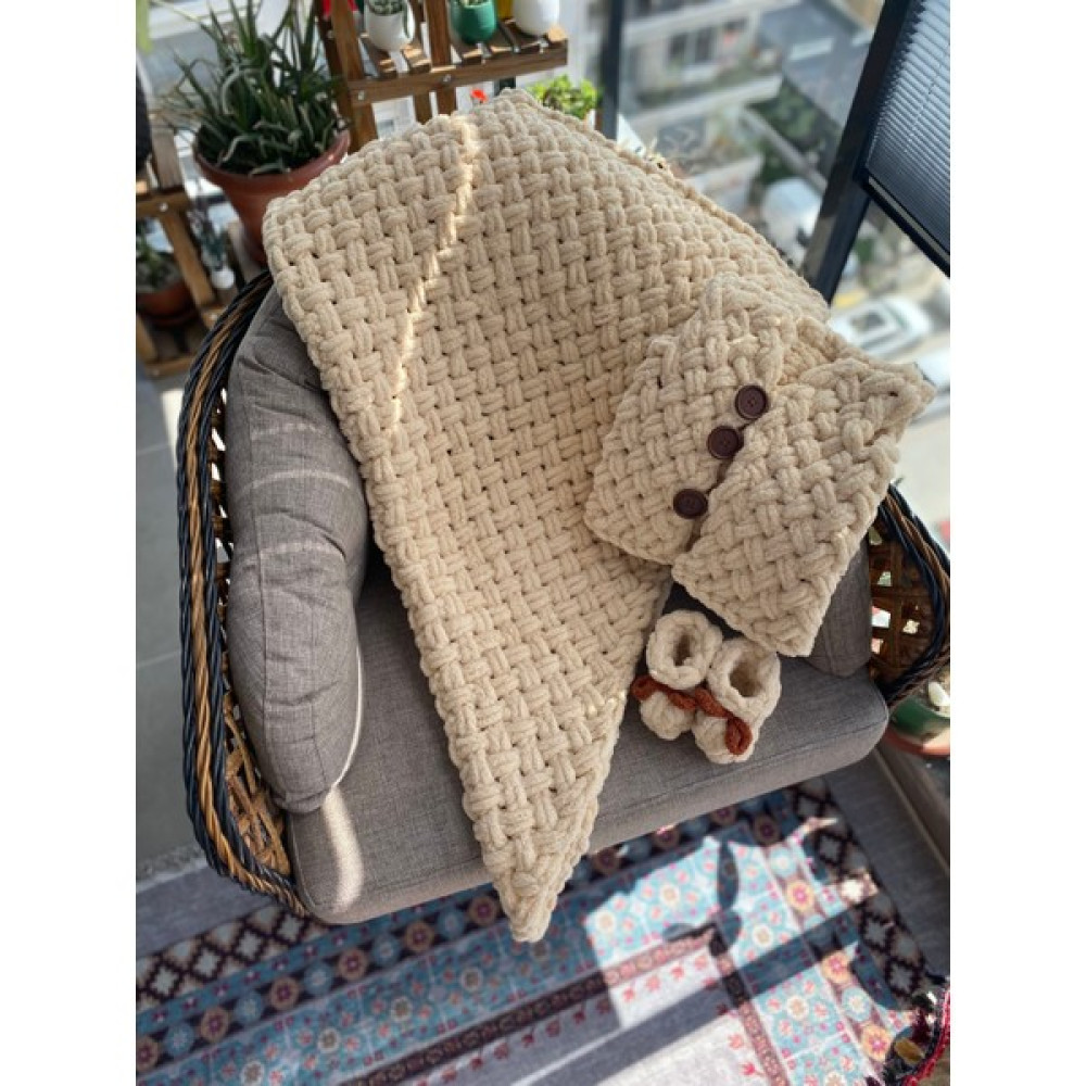 Alize Puffy Puffy Bebek Battaniyesi Bebek Yeleği Patik Set - Bal Köpüğü Oto Boyaları Fiyatı