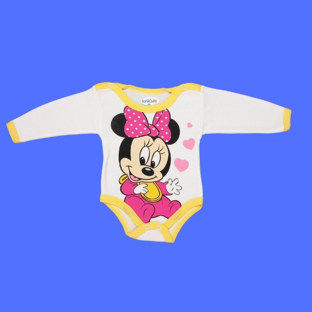 Alka Butik Kız Bebek Uzun Kollu Bisiklet Yaka Çıtçıtlı Badi-Zıbın Bebek Body Fiyatı