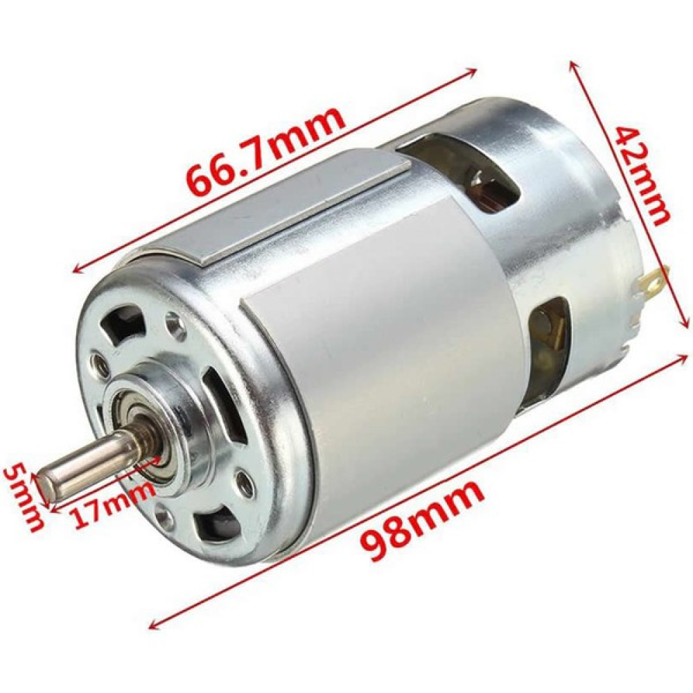 Alkatronik Rs775 Dc Motor 24V 15000 Rpm Rulmanlı Şarjlı Matkap Cnc Motor Oyun & Hobi Fiyatı