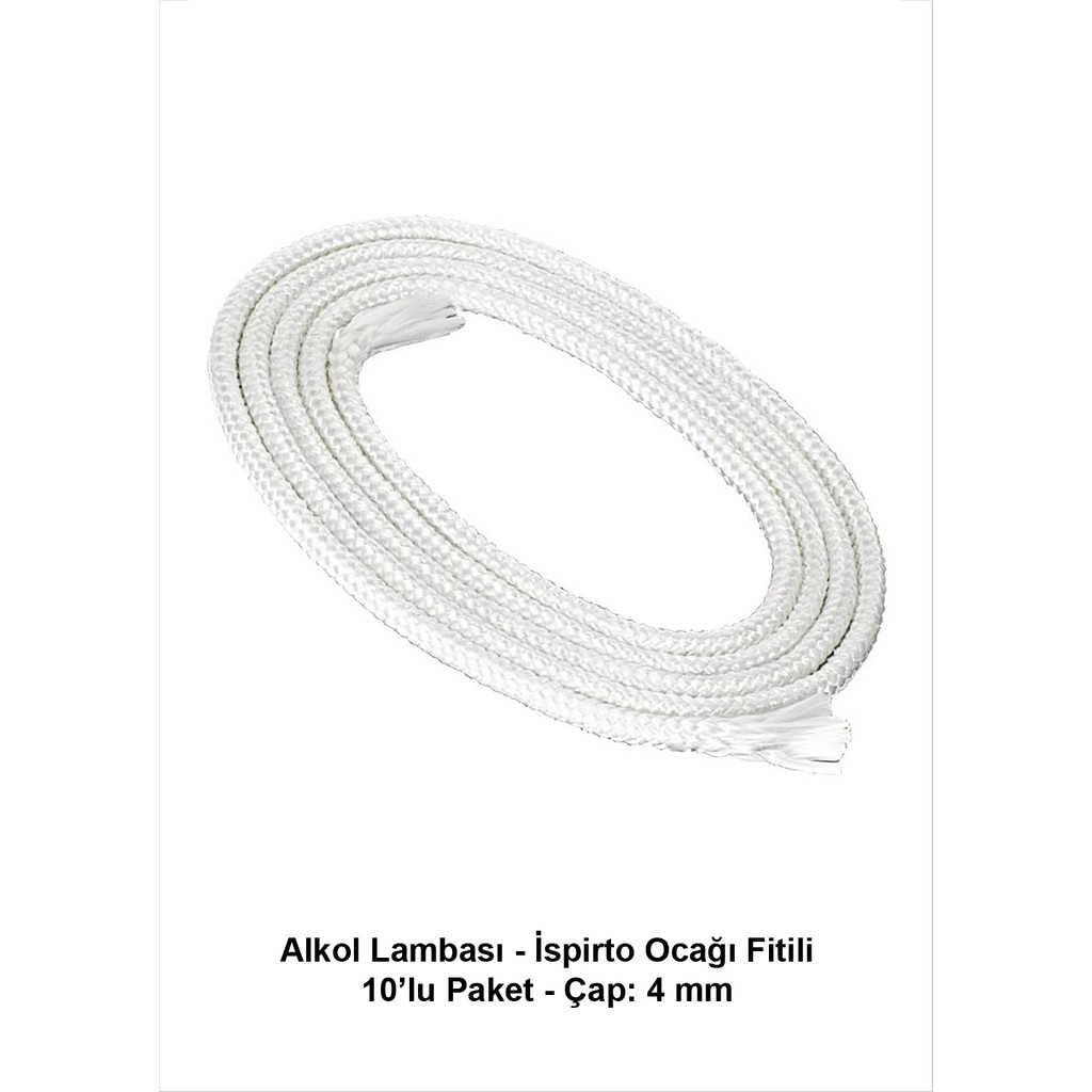 Alkol Lambası - İspirto Ocağı Fitili - A / 1 Metre - Çap: 8 mm SSD / Solid State Drive Fiyatı