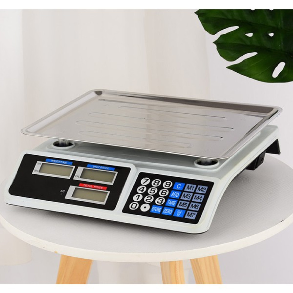All Avcill 40 kg Şarjlı Elektronik Dijital Hassas Mutfak Manav Bakkal Kasap Terazisi Çukur Kefeli Ölçüm Aletleri / Cihazları Fiyatı