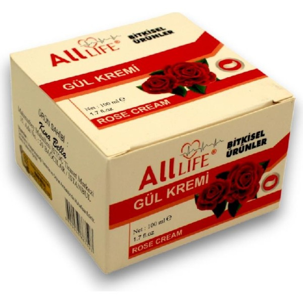 All Life Gül Özlü Cilt Bakım Kremi 100 ml - ALL009 Oto Boyaları Fiyatı