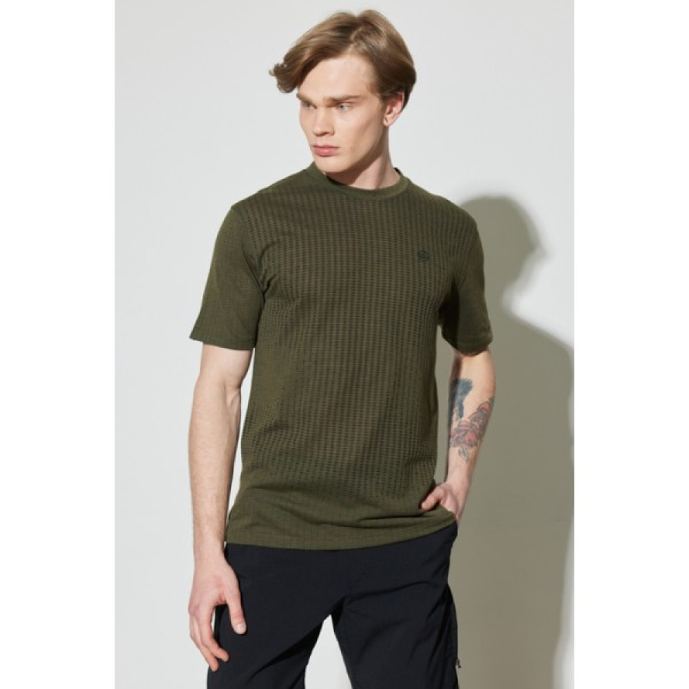 All Terrain Gear X Wrangler All Terrain Gear Regular Fit Normal Kesim Bisiklet Yaka Haki Tişört Erkek T-shirt Fiyatı