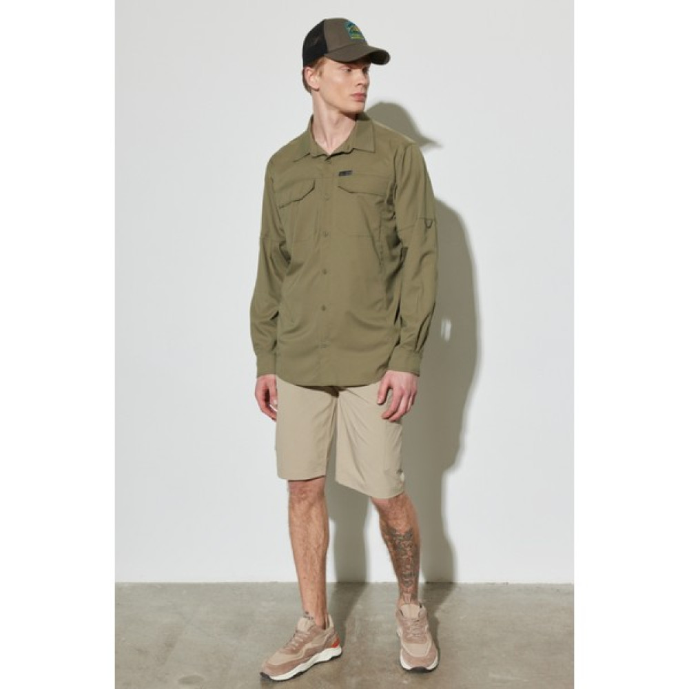 All Terrain Gear X Wrangler Regular Fit Normal Kesim Esnek Haki Uzun Kollu Gömlek Erkek Gömlek Fiyatı