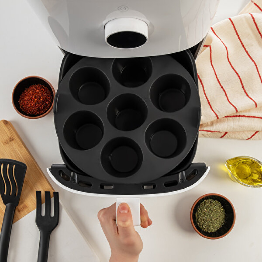 All Wear Silikon Airfryer Muffin Kek Kalıbı Siyah Kek Kalıpları Fiyatı