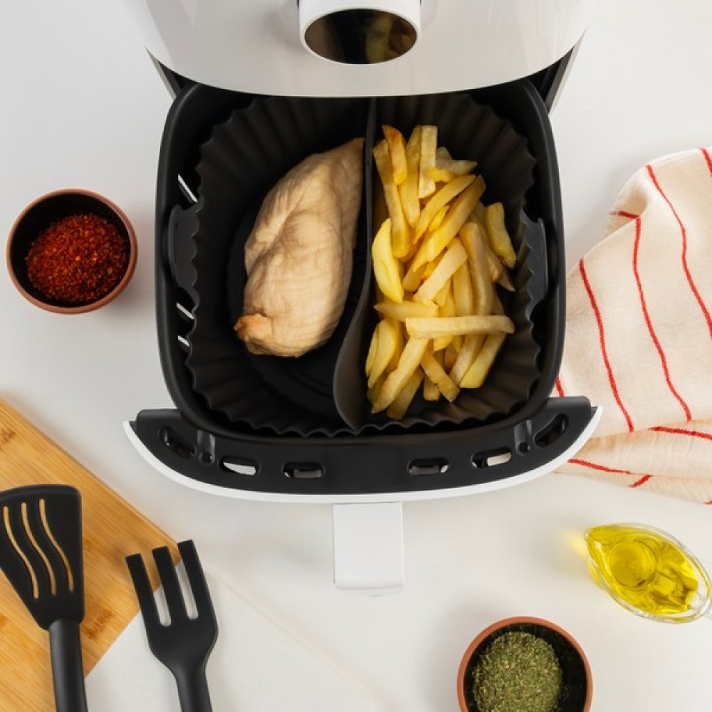 All Wear Silikon Bömeli Airfryer Pişirme Kabı Siyah Kek Kalıpları Fiyatı